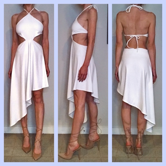 Susana Monaco White Backless Dress - Picture 2 of 9